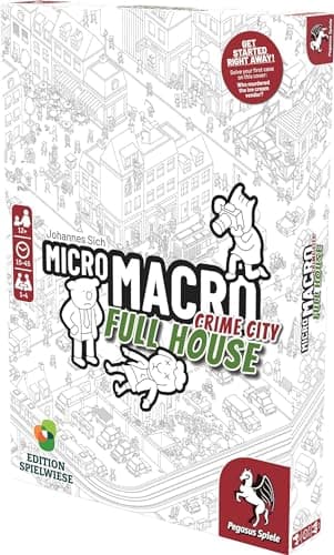 MicroMacro: Crime City: Full House - Board Game by Pegasus Spiele 1-4 Players – Board Games for Family – 15-45 Minutes of Gameplay – Games for Family Game Night – Kids and Adults Ages 12+ - English - Image 2