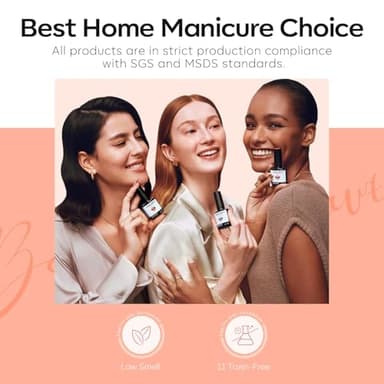 modelones Peach Gel Nail Polish, 15 ML Carly Coral Orange Color Fall Gel Polish Soak Off Led Autumn Nail Art Gel Manicure Salon DIY Gifts - Image 7