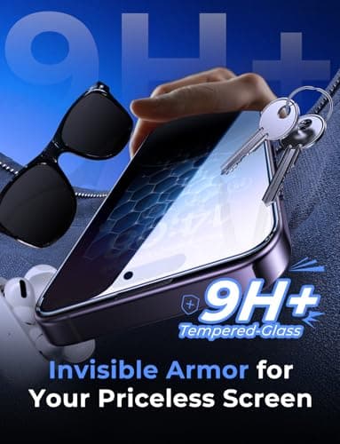 MAGIC JOHN 2 Pack for iPhone 14 Pro Max 6.7 inch Privacy Tempered Glass Screen Protector, Auto Dust-Elimination Installation, Easy Installation, Bubble Free - Image 5