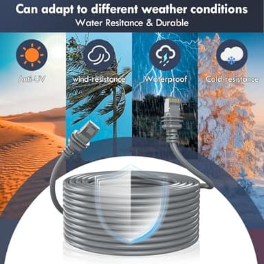 SVANE Starlink Gen 3 Cable 100FT/30M, Extension Ethernet Waterproof Cable, High Speed, 2000 Mbps, Indoor/Outdoor, Compatible with Starlink Gen 3 - Image 6