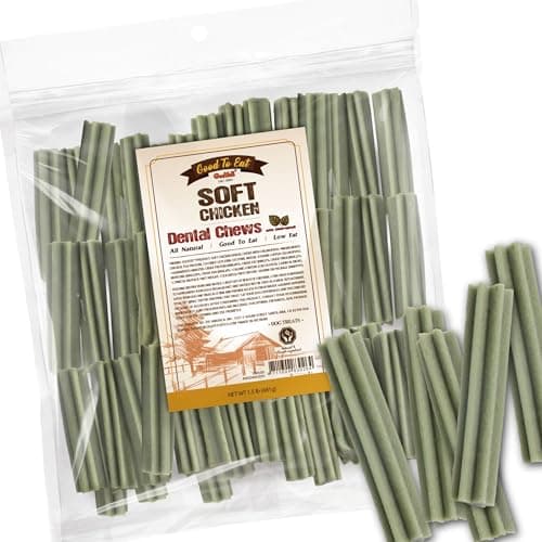 Gootoe Soft Chicken Dental Chews with Chlorophyll 1.5 lb, All Natural, Grain-Free, High-Protein, Healthy & Easily Digestible, Soft Texture, Resealable - Image 1