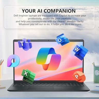 Dell Inspiron 15.6" Touchscreen Laptop - Business & Student Laptop Computer, with Office Lifetime & Win 11 Pro, AMD Ryzen 7 7730U, External DVD Drive, WVA LED FHD Anti-Glare Display, 64GB RAM, 2TB SSD - Image 5