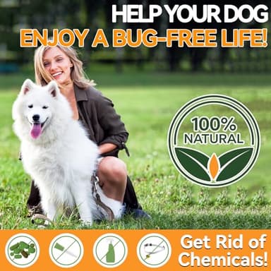 Carmelie Flea and Tick Prevention for Dogs - 200 Soft Chewables Natural Dog Flea and Tick Support - Oral Flea Supplement for All Breeds & Size Dogs, Puppy Flea Protection - Duck Flavor - Image 5