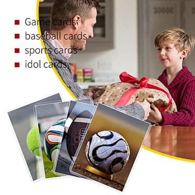 100 Pack 3"x4" Hard Plastic Card Sleeves Top Loaders for Cards, Baseball Card Protectors Hard Plastic, for Baseball Card, Game Cards, Trading Card, and So on - Image 5
