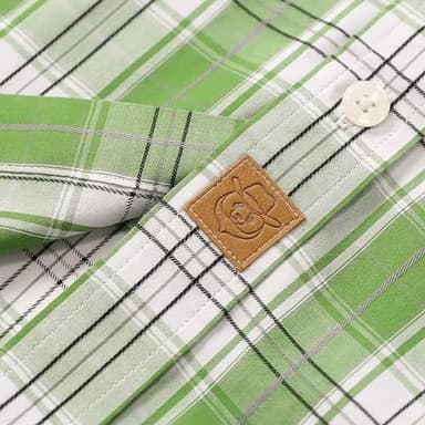 Dubinik® Mens Short Sleeve Button Down Shirts Soft Breathable Summer Vintage Regular Fit Lightweight Men's Casual Shirt - Image 5