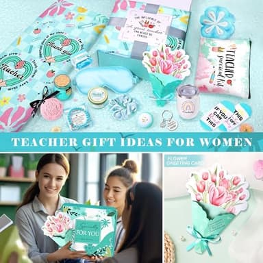 Teacher Appreciation Gifts, Teacher Gifts for Women Thank You Gifts Basket for Teachers - Image 6
