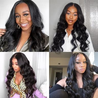 Brazilian 2x6 Human Hair Lace Closure HD Transparent 2x6 Body Wave Lace Closure Middle part Human Hair Kim K Closure With Baby Hair (16 inch) - Image 7