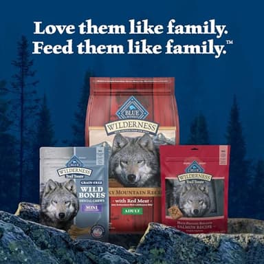 Blue Buffalo Wilderness Wild Bones Grain-Free Dental Chews Dog Treats, Mini, 27-oz Bag - Image 9