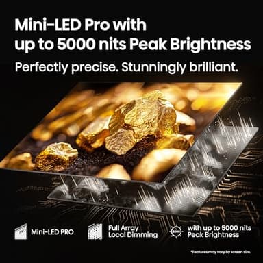 Hisense 55" Class U8 Mini-LED ULED 4K UHD Google Smart TV (55U8QG, 2025 Model) - QLED, Native 165Hz, VRR 288, Up to LD5600, 5000 Nits, HDR10+, Dolby Vision IQ · Atmos, IMAX Enhanced, 4.1.2 Ch Audio - Image 5