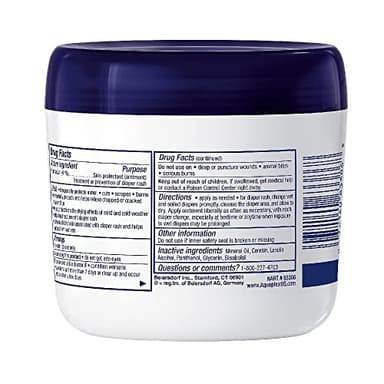 Aquaphor Baby Healing Ointment Advanced Therapy Skin Protectant for Chapped or Dry Skin, Drool Rash and Diaper Rash Ointment, 14 Oz Jar - Image 8