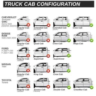 DIAMOOKY Truck Back Seat Extender for Dogs, Upgraded Waterproof Pet Seat Cover with Door Protection, Hard Bottom, Holds 420lbs, Dog Hammock for F150/Silverado 1500/GMC Sierra 1500/RAM 1500/Titan - Image 8