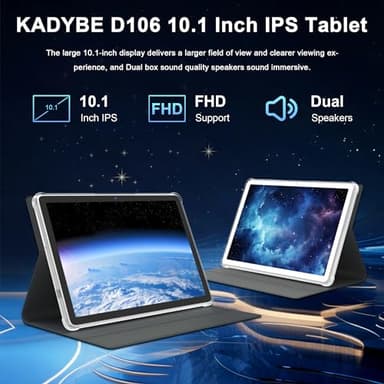 Android 14 Tablet, 2025 Latest Tablet 10 inch 128GB Storage 1TB Expandable 14GB RAM, 4G Sim Slot Tablets with keyboard Support 5G WiFi Bluetooth 5.0 GPS, 7000 mAh, Octa-Core Processor, FHD IPS Display - Image 5