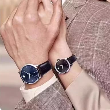 Aoeiwv Genuine Leather Watch Band Hand-Stitched Texture Padded Italian Leather Strap Quick Release 12mm 13mm 14mm 15mm 16mm 17mm 18mm 19mm 20mm 21mm 22mm 23mm 24mm Replacement Band for Women Men - Image 4