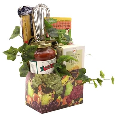 Gift Basket Village - Gourmet Italian Feast Gift Basket: Assorted Pastas, Sauce, Cheese Straws, and Whisk, Perfect for Any Occasion, Handcrafted in the USA - Image 3