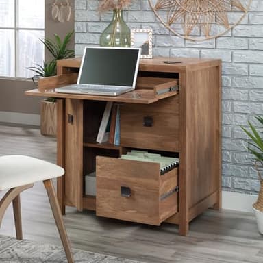Sauder Cannery Bridge Small Credenza, Sindoori Mango Finish - Image 7