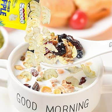 ONETANG Freeze-Dried Fruit Pineapple Chips, 10 Pack Single-Serve Pack, Non GMO, Kosher, No Add Sugar, Gluten free, Vegan, Holiday Gifts, Healthy Snack 0.35 Ounce - Image 5