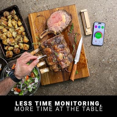 MEATER Pro: Smart Bluetooth Wireless Meat Thermometer Digital | 1000°F Heat Resistance | Long Range | Certified Accuracy | BBQ, Oven, Grill, Smoker, Air Fryer, Deep Fryer - Image 8