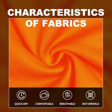 AIMPACT Mens Mesh Running Shorts Gym Athletic Workout Shorts for Men 3 inch Sports Shorts with Pocket(Orange L) - Image 5