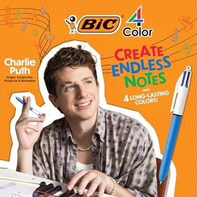 BIC 4-Color Original Retractable Ballpoint Pen with 1.0 mm Medium Point, 3-Count in Assorted Ink - Image 2