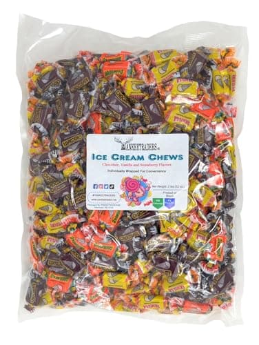 Ice Cream Assorted Flavor Chews, 2 Pounds Bulk - Image 2