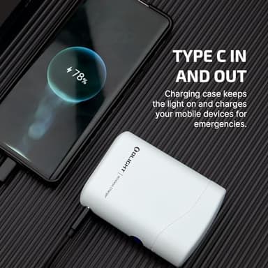 OLIGHT Baton4 Premium Edition EDC Flashlights 1300 Lumens with Type-C Charging Box, Powered by Rechargeable Battery, Small Bright Light for Camping, Emergencies, Outdoors (White) - Image 6