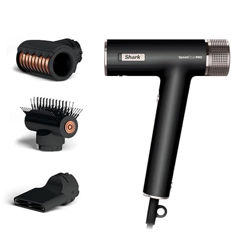 Shark SpeedStyle Pro Professional Performance High-Velocity Hair Dryer System with Scalp Shield and IQ Speed Styling & Drying Suite, Straight and Wavy Hair, Lightweight, Ionic, No Heat Damage, HD731 - Image 1
