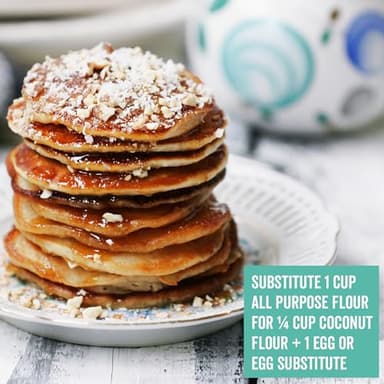 Viva Naturals Organic Coconut Flour, 4 lbs (1.81 kg) – Gluten Free Flour for Keto, Paleo & Vegan Baking, Good Source of Fiber, Low Fat, Non-GMO, Unbleached & Unrefined - Image 7