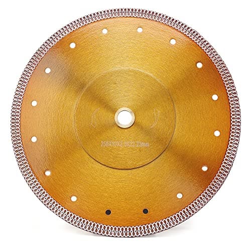 Solidure 10 Inch Wet Tile Saw Blade for Porcelain Ceramic Tile Granite Marble Cutting - Image 1