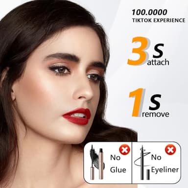 Magnetic Eyelashes With Applicato, Can Be Used Repeatedly, Natural Appearance, No Glue Required, Strong And Lightweight, Magnetic Lashes, Easy To Use - Image 5