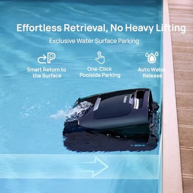 Beatbot AquaSense 2 Pro Cordless Robotic Pool Cleaner, Unmatched 5-in-1 Cleaning, Surface Parking, Skimmer with APP Control, Water Clarification, for Pools up to 3,875 Sq.ft – Obsidian - Image 6