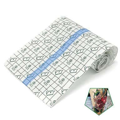 Flatoedu Tattoo Aftercare Bandage Roll 6" x 2 Yard - Waterproof Transparent Film for Tattoo Initial Healing and Skin Repair Adhesive Tattoo Supply Wrap - Image 1