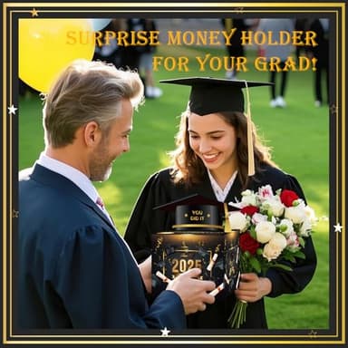Meiidoshine Graduation Gifts, Graduation Money Box, Surprise Grad Money Holder with Pull Out Card, Class of 2025 Funny Cash Gift Ideas for Boys Girls High School College - Image 6