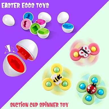 6 in 1 Baby Toys 6 to 12 Months, Montessori Toy for Toddlers 1-3, Infant Teething Babies Toy Stacking Blocks Rings Pull String Toy Sorter Sensory Bin - Image 5