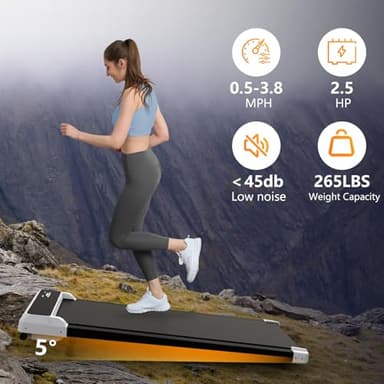 JURITS Walking Pad 2 in 1 for Walking and Jogging, Under Desk Treadmill - Image 5