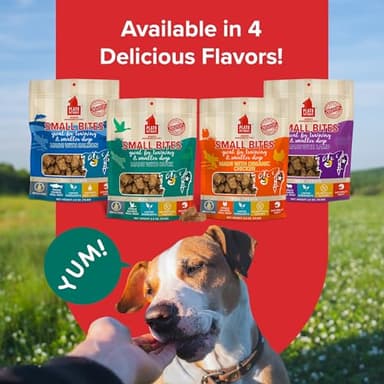 Plato Pet Treats Air Dried Small Bites Dog Treats, Natural Bite Sized Real Meat & Duck, Grain Free & High Protein, Made in the USA, 6oz - Image 6