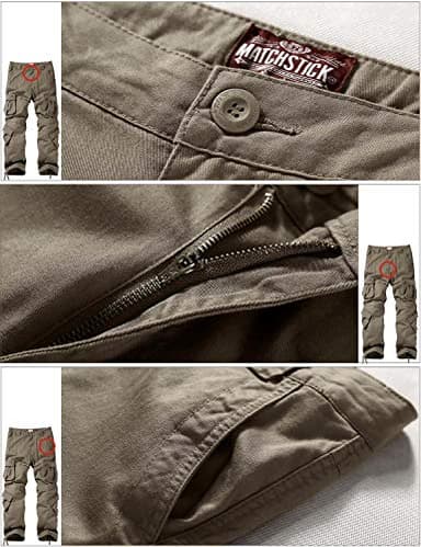 Match Men's Wild Cargo Pants (3357 Light Coffee, 34) - Image 5