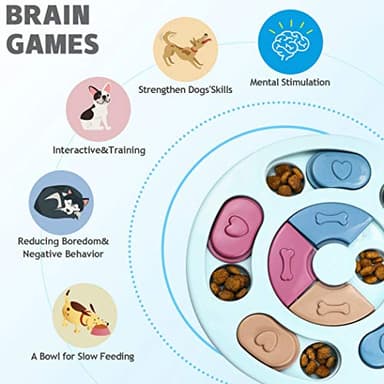 Joansan Interactive Dog Puzzle Toys - Mentally Stimulating Treat Dispenser for Training Small, Medium & Large Dogs - Image 3