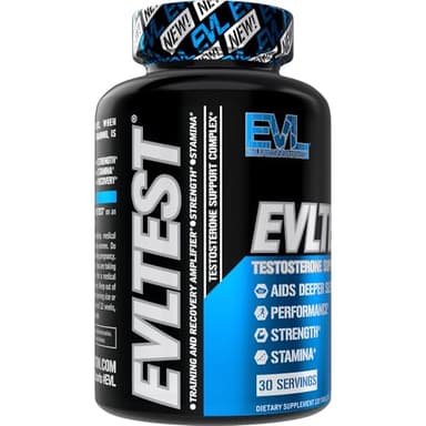 EVL Complete Testosterone Booster for Men - Post Workout Recovery Testosterone Supplement with DIM Plus D Aspartic Acid and Tribulus - EVLTest Estrogen Blocker for Men Post Workout Supplement - Image 4