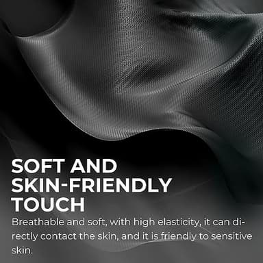 Dowinx Gaming Chair Breathable Fabric Game Chair with Gel Pad and Storage Bag, Comfortable Gamer Chair with Pocket Spring Cushion, Ergonomic Computer Chair with Footrest, Black - Image 6