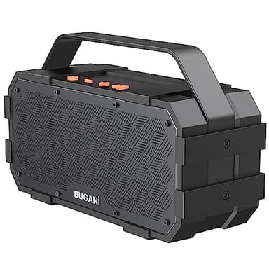 BUGANI Bluetooth Speaker, 40W Portable Bluetooth Speakers with Stereo Loud Sound, 24H Playtime, Built-in Mic, Support TF Card/AUX, IPX6 Waterproof Outdoor Speaker for Camping Beach Party - Image 1