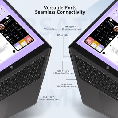 HP 2025 Updated 15.6" 255 G10 FHD Business Laptop, AMD Ryzen 7 7730U (64GB RAM | 2TB SSD), Numeric Keypad, Webcam, Windows 11 Pro, MS Office Pro, WiFi 6& Bluetooth with LTP Accessory Kit - Image 6