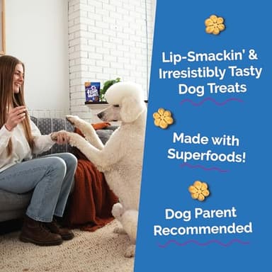 Fruitables Baked Dog Treats, Healthy Pumpkin Treat for Dogs, Low Calorie & Delicious, No Wheat, Corn or Soy, Made in the USA, Pumpkin and Blueberry Flavor, 12oz - Image 3