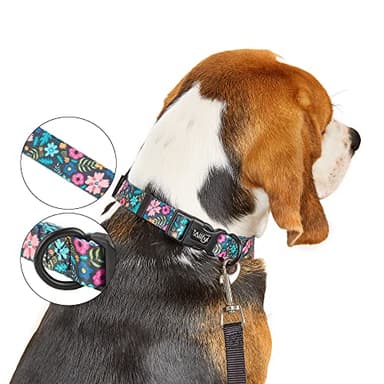 Dog Collar Adjustable Flower Dog Collars with Quick Release Safety Buckle Soft Comfortable Cute Pet Collar for Small Medium Large Dogs - Image 6