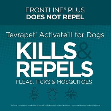 TevraPet Activate II Flea and Tick Prevention for Dogs | 4 Count | Large Dogs 21-55 lbs | Topical Drops | 4 Months Flea Treatment - Image 5