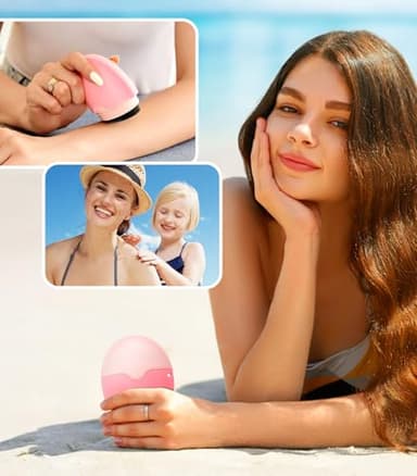 Sunscreen Applicator - Portable- Roll on Sponge Applicator for Sunscreen, Sunblock Buddy Brush Set with Protective Caps For Kids, Adults & Families - Perfect Size for Travel - Image 6