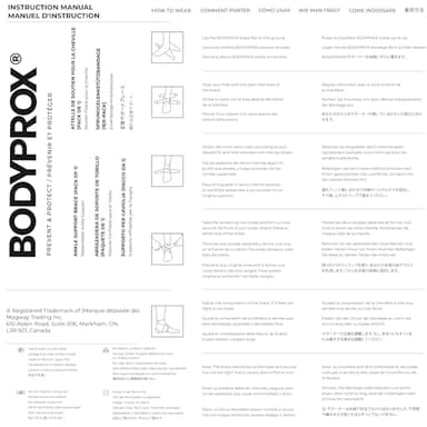 Bodyprox Ankle Support Brace, Breathable Neoprene Sleeve, Adjustable Wrap! (1 Pack) - Image 6
