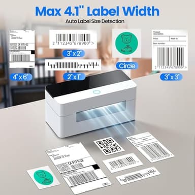 BPXX Bluetooth Thermal Label Printer - Clear Print Quality, Portable Wireless Shipping Label Printer Easy to Connect, Use to Print Shipping Labels, Compatible with Amazon Shopify Ebay Ups - Image 5