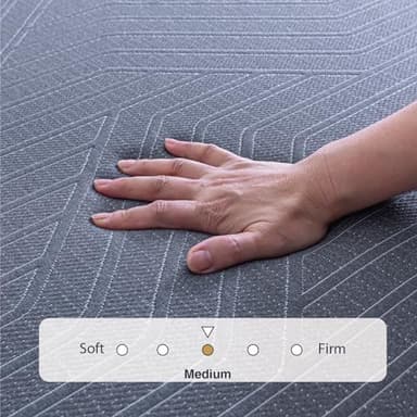 Dyonery King 14 Inch Memory Foam Mattress in a Box, Jacquard Fabric Cover, Made in The USA of US Foam and Global Materials, CertiPUR-US Certified, Fiberglass Free Mattress, 76”x80” - Image 4