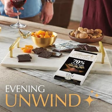 Lindt EXCELLENCE 70% Cocoa Dark Chocolate Bar, Dark Chocolate Candy, 3.5 oz. (12 Pack) - Image 7