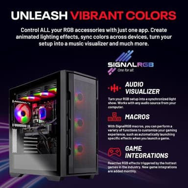 Skytech Gaming Rampage Desktop PC, Ryzen 7 9700X 3.8 GHz (5.5GHz), NVIDIA RTX 5070 Ti 16GB, 1TB Gen4 NVMe SSD, 32GB DDR5 RAM 5600 RGB, 850W Gold ATX 3 PSU, 360mm ARGB AIO, Wi-Fi, Win 11 - Image 3